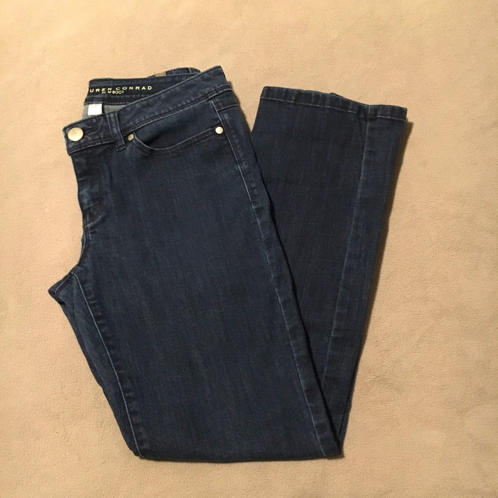 NWOT Lauren Conrad Slim Boot Cut Jeans size 8 Short